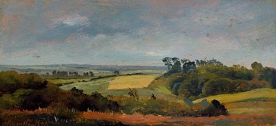 Near Høbjerg, Frederiksværk, Study by Johan Thomas Lundbye
